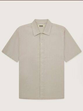 Woodbird short sleeve linen shirt medium